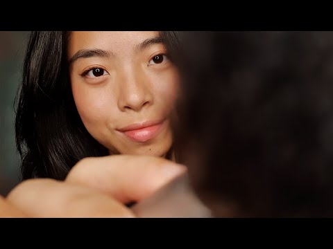 ASMR Face Brushing with Soft Layered Sounds ✧ No Talking ~ 1 Hour