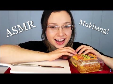 ASMR  Eating Raw Honeycomb ~ Super Sticky (INTENSE MOUTH SOUNDS)
