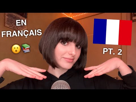 ASMR EN FRANÇAIS 🇫🇷 Reading Fun Facts about France (in French) PT. 2