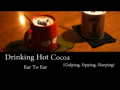 Binaural ASMR Drinking Hot Cocoa