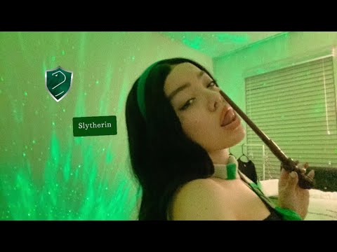 asmr//sitting next to a slytherin in potions class ! warning : cringey attempt at a british accent