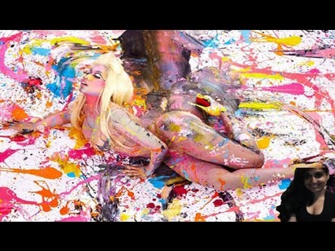 Nicki Minaj  Paint Covered Bikini Picture  - video review