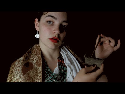 ASMR B*tchy Roman Ghost Haunts the Archaeologist | Artefacts, Tapping, Crinkling [Binaural]