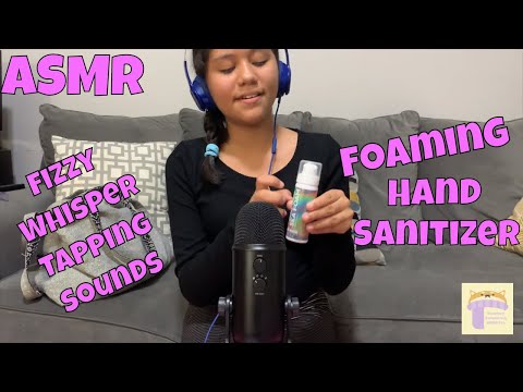 ASMR Foam Hand Sanitizer | Fizzy Whisper Tapping Sounds