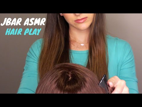 Tingly Hair Play ASMR | whispered | hair brushing | scalp scratching