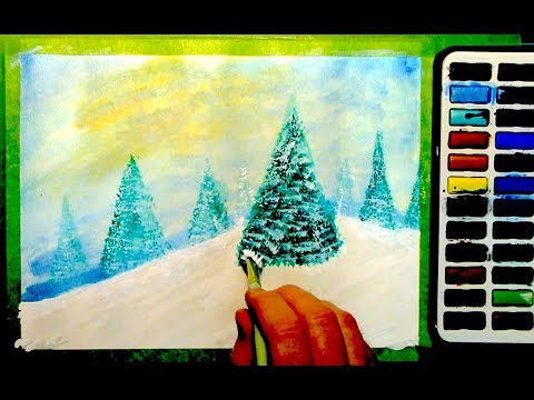 Relaxing Watercolor Painting - No.3