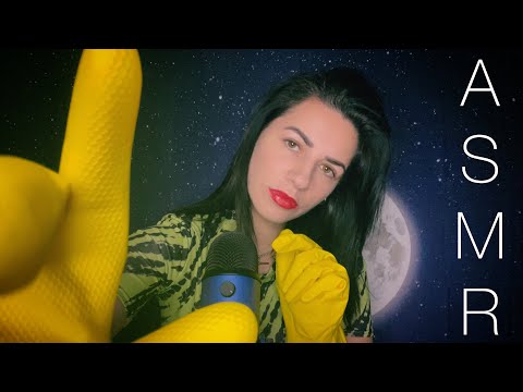 ASMR | Relaxing Glove Sounds & Hypnotic Hand Movements (Rubber, Latex & Leather)