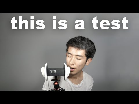 asmr this is a test