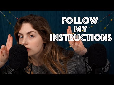 ASMR | Follow My Instructions in 4k