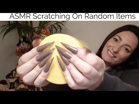 ASMR Random Item Scratching With Long Nails