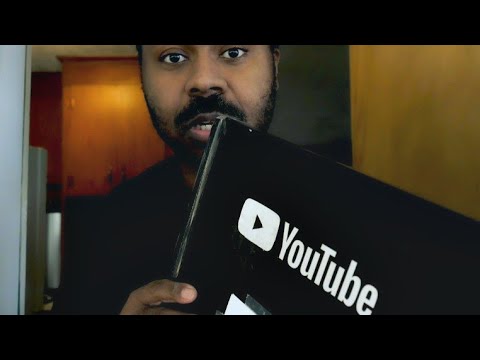 Unboxing the 100K Subscriber Silver Play Button in ASMR (ASMR Power Of Sound)