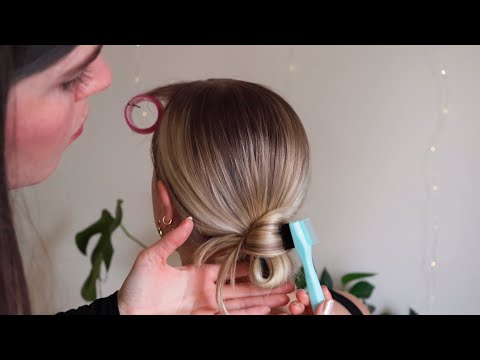 ASMR Hairstyling Consultation, Perfectionist Hair Fixing, Finishing Touches, and Reveal (Whisper)