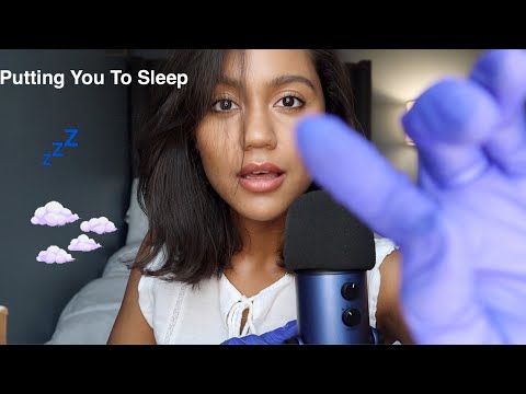 ASMR - Ten Triggers To Make You Fall Asleep (Glove Sounds, Personal Attention, Up Close Whispering)