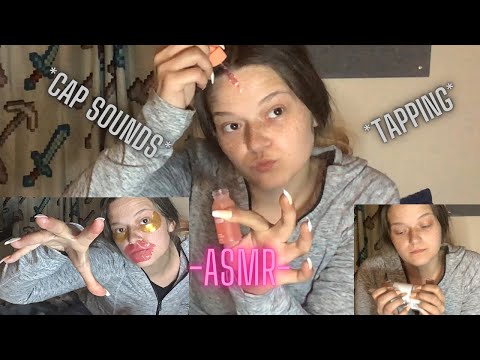 ASMR show and tell w my beauty products ✨ + tapping