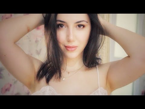 ASMR Close Up Ear To Ear Whisper ❤️ Doing My MakeUp + Chit Chat