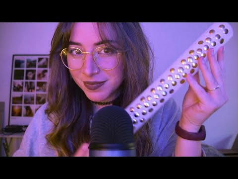 ASMR NEW TRIGGER INVENT so tingly (deep mic scratching, tapping & scratching, finger tap..)