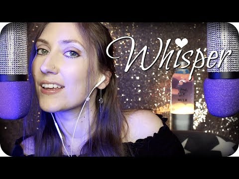 ASMR Whispering Ear to Ear, Close Up 💜 50+ Facts about Me for 500K 🎉 Relaxation