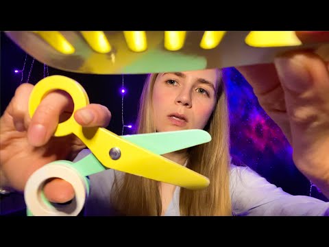 Truly Aggressive Fast Haircut with Wooden Toys | Chaotic ASMR