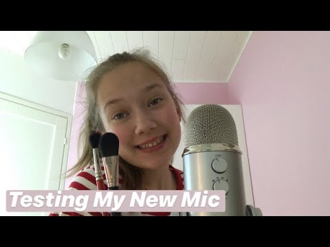 ASMR Brushing and Scratching the Microphone