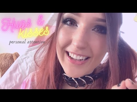 ASMR - PERSONAL ATTENTION ~ Hugs, Kisses & Face Touching to Comfort & Relax You!