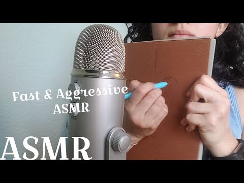 ASMR - Fast & Aggressive Triggers | Random Objects, Tapping, Scratching