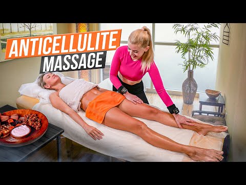 ANTICELLULITE ASMR MASSAGE FOR PRETTY WOMAN - LEGS AND BELLY MASSAGE