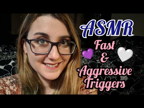 ASMR Fast and Aggressive Trigger For 100000 Tingles (lofi compilation, lying to you trigger, om nom)