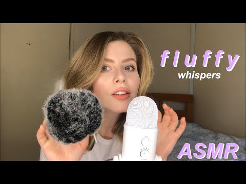 ASMR| Fluffy Mic Cover 💕 Sleepy Whispers