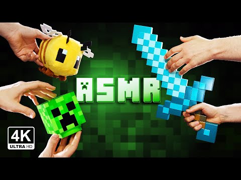 ASMR but the Triggers are MINECRAFT + Whispered Fun Facts & Trigger Words (4K) Sleep. Tingle. Relax.
