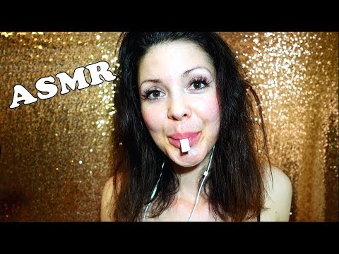 ASMR INTENSE GUM CHEWING in Your Ears + Hand Movements