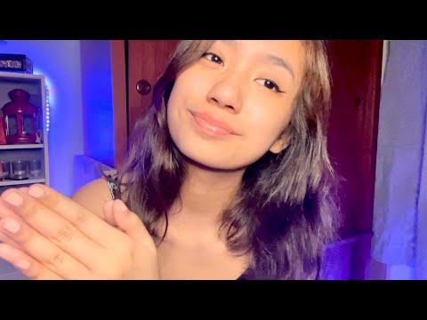 ASMR ~ Getting Your Face Ready For Sleepover Night | Removing Makeup & Moisturising | Roleplay
