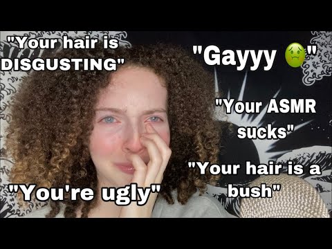 Reading hate comments in ASMR