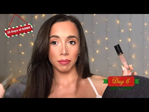 ASMR TINGLY MOUTH SOUNDS, LIP GLOSS + TONGUE CLICKING | 25DaysOfASMR | Day 6