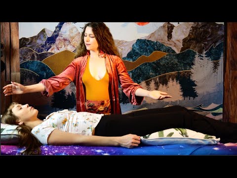 ASMR Reiki | Real Person Energy Cleanse + Soft Spoken Healing Session (calming music, visualization)