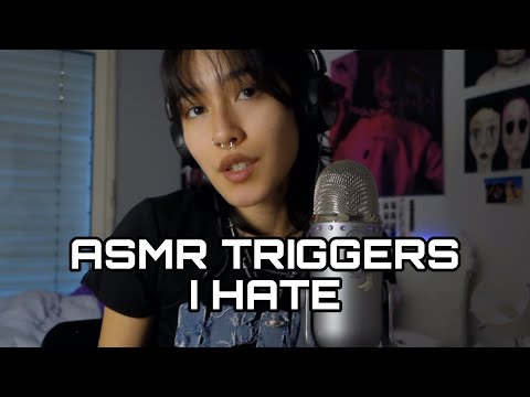 (ASMR) doing triggers I don't like! ☆