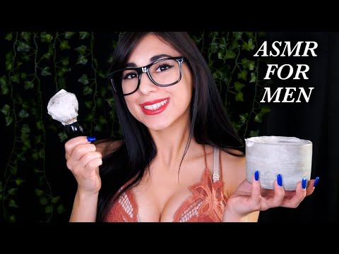 ASMR MEN ONLY 😉 💈 Shave, Haircut, & Personal Attention  💇‍♂️ Soft Spoken Barber Shop RP (20 min)