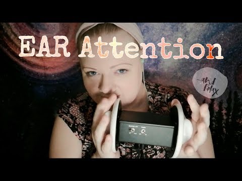 ASMR 🎧 Binaural Ear Attention [Cupping, Tapping, Gentle Mouth sounds, Etc] (No Talking)
