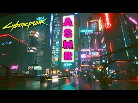 Cyberpunk 2077 ASMR 🌃 Walking Through Neon Streets Together 🌃 ULTRA Close Ear to Ear Relaxation