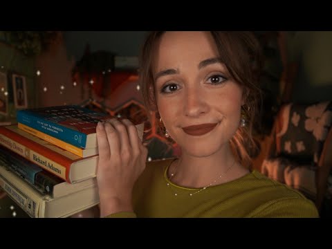 ASMR | Relaxing Book Triggers 📚 Book Haul! (page turning, reading, tapping)