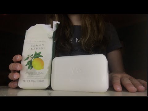 ASMR | tapping and scratching on soap