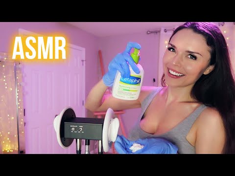 ASMR | Relaxing Ear Massage with Lotion + Glove Sounds