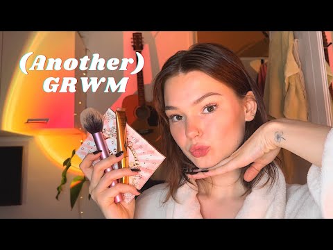 ASMR GRWM as I ramble about life, friends, creativity and sharing art (whispered)