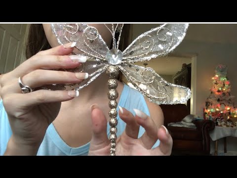 ASMR super tingly tapping on ornaments (beautiful)! Christmas special ❄️⛄️🌬