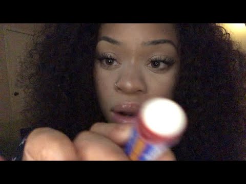 ASMR | Ratchet Friend Does Your  Club Makeup( Gum Chewing )