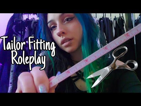 ASMR Goth Tailor Measures You For Custom Fit | POV Seamstress Roleplay