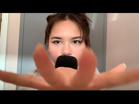 ASMR// pure mouth sounds and fast hand movements