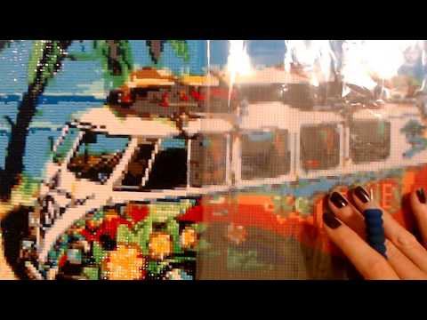 ASMR | Hippie Bus Paint With Diamonds Work (Soft Spoken)