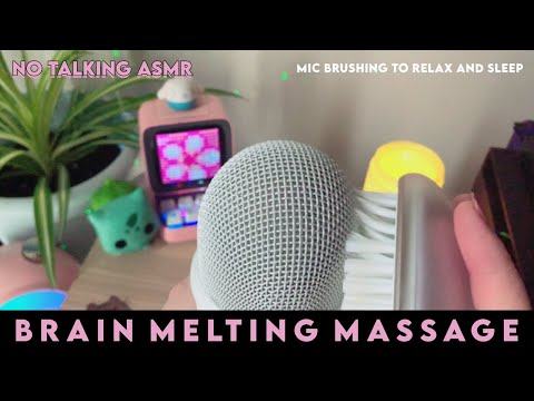 ASMR Brain Massage for sleep and relaxation [Mic Brushing] | NO TALKING