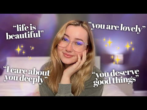 ASMR | Positive Affirmations & Word Repetition🤍