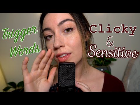 ASMR | Trigger Words - Sensitive and Clicky Whispers!